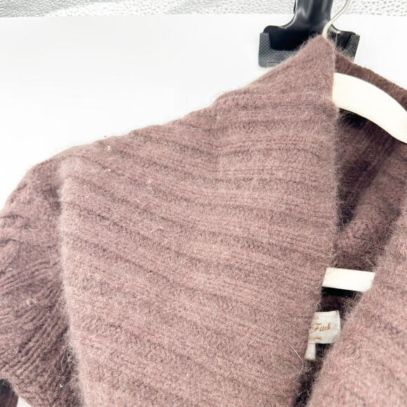 Abercrombie & Fitch Womens Vintage‎ Wool Cashmere Blend Cable Knit Sweater Large - Picture 5 of 7